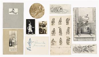 PALMER COX (1840-1924) Illustration archive.